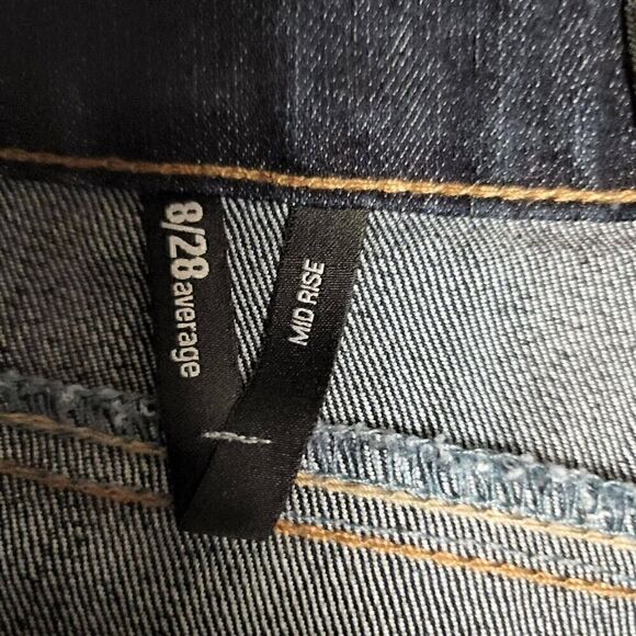 Old Navy The Diva Straight Jeans Ladies Size 8 Blue Denim - Picture 5 of 6